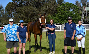 Locals strike gold at Forbes track