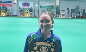Annie makes history on the green