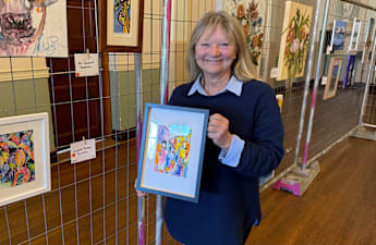 Artists create a break from winter