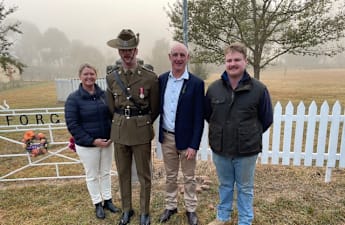 A special dawn service in Rugby