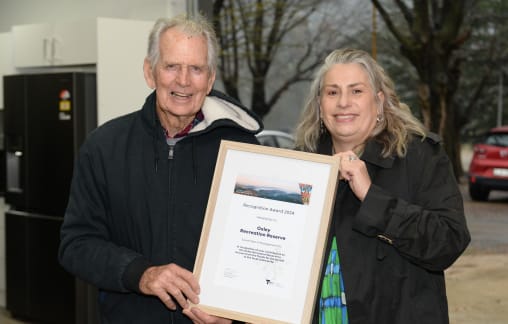 DEECA awards local volunteers for work at parks, reserves