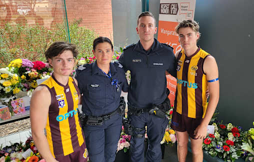 Region's athletes to pay tribute to officers