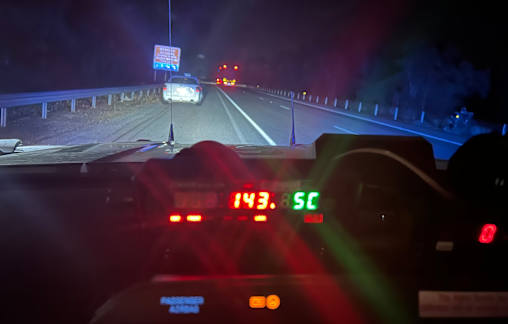 Speeding, unaccompanied L-plater caught at 143km/h on freeway