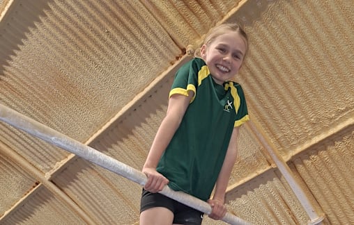 Local gymnast Morgan Hope is up for the state challenge