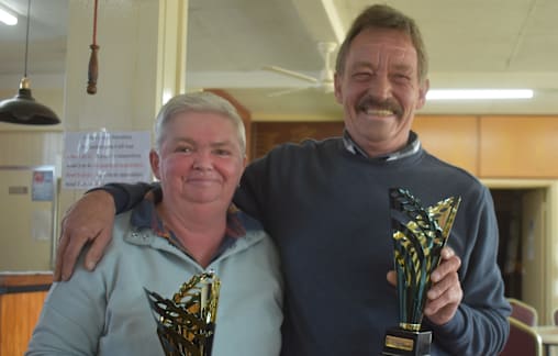 Champions receive their trophies