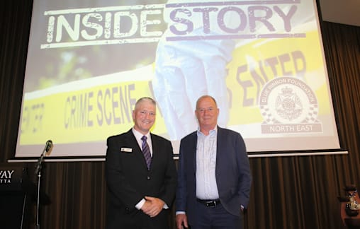 True crime event raised nearly $10,000 for charity