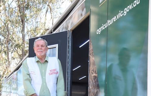 Bird flu testing site rolls out of town