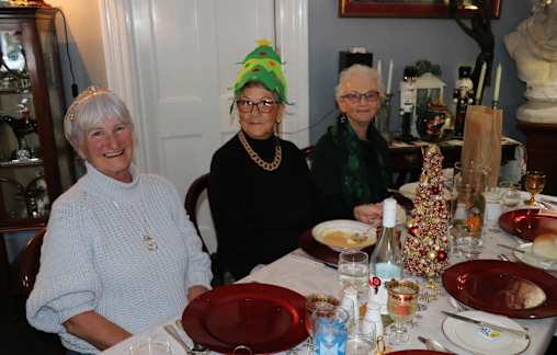 Bringing Christmas cheer in chilly winter