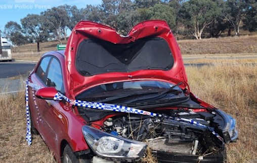 Fatigued driver charged by police