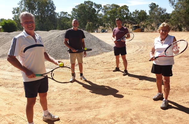 Revamped court aced by local tennis club