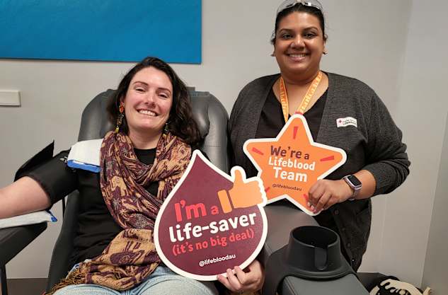Blood donors easier to spot this National Blood Donor Week