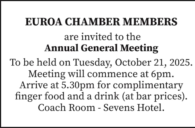 Euroa Chamber Members AGM