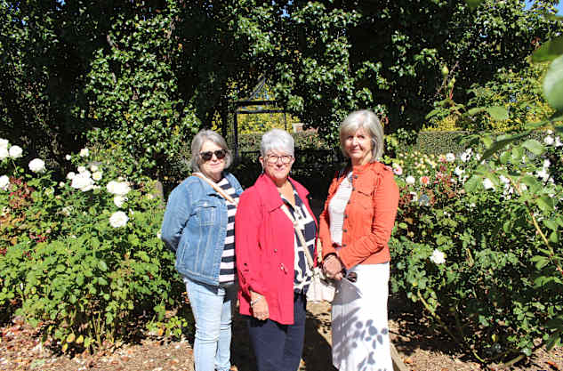 Visitors enjoy Noojee Lea's gardens
