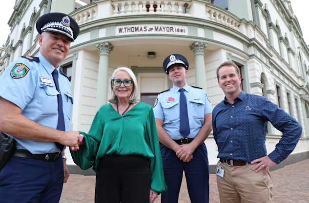Commander outlines policing plans in visit to Forbes
