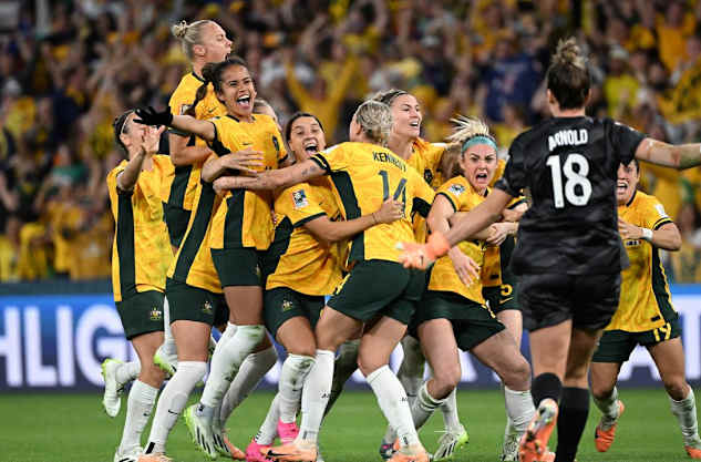 Matildas relive shootout glory for national portrait