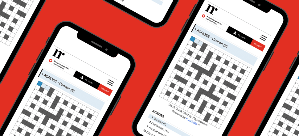Newsroom daily crossword, Friday 24 June