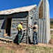 Bushfire damaged huts rebuilt