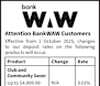 Deposit Rate Changes