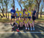 U16 girls blue have a ball at Wondonga