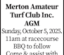 AGM - Merton Amateur Turf Club