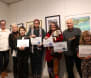 Bright opening for art exhibition