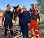 SES to rescue of horse trapped in muddy river