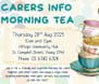 Hilltops community hub carers morning tea