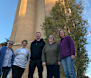 Boorowa’s silo art dream edges closer with visit from renowned artist