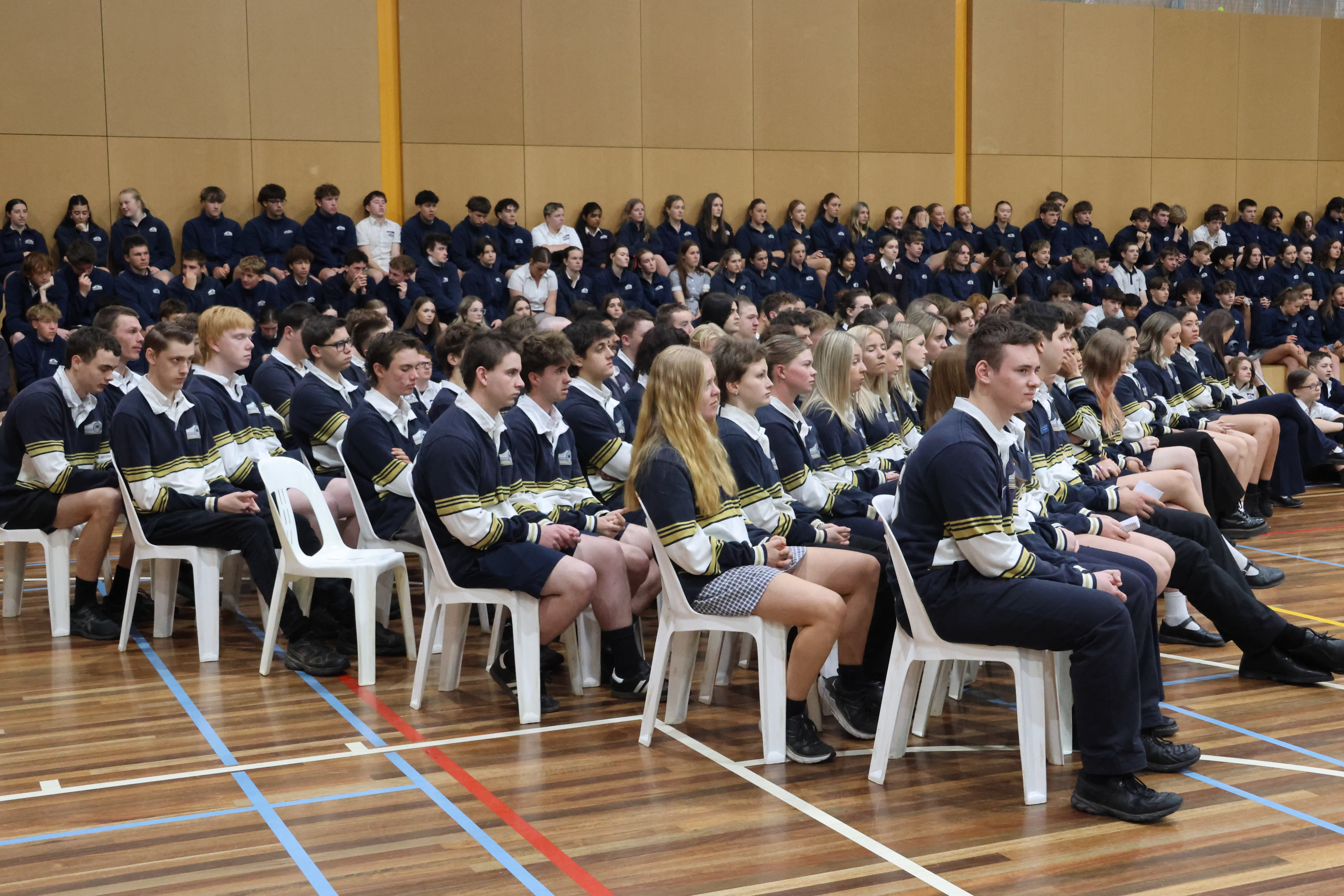 Class of 2025 graduates at Mansfield Secondary College