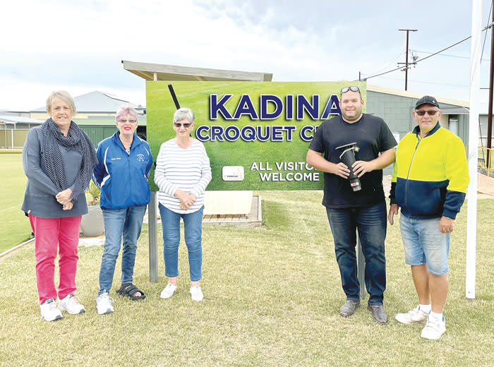 New sprinkler systems at Kadina Croquet Club