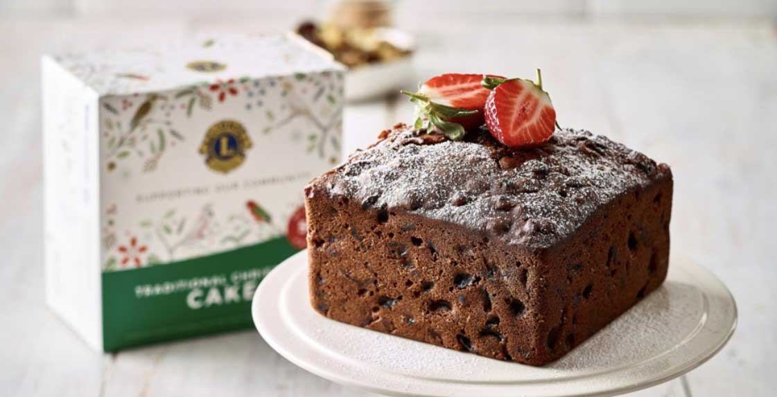 Lions Christmas cakes available locally