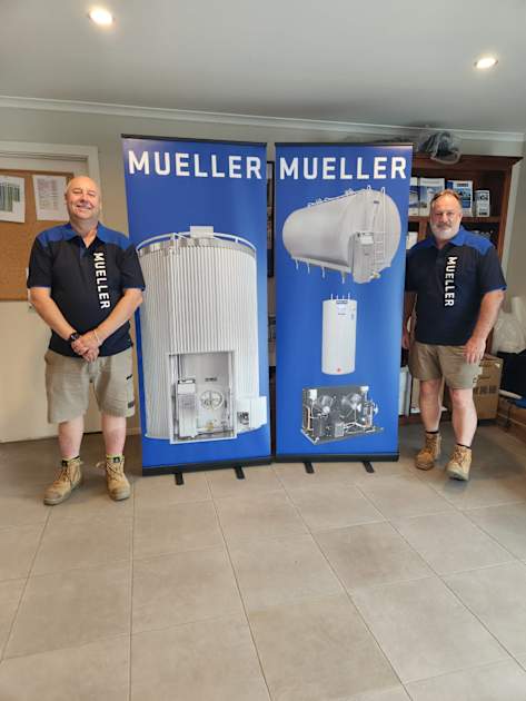 Mueller milk tanks available in Australia