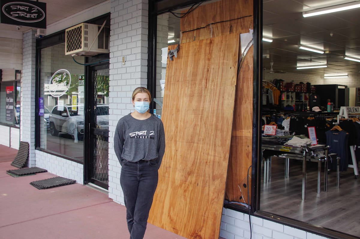 Trafalgar store hit three times by thieves