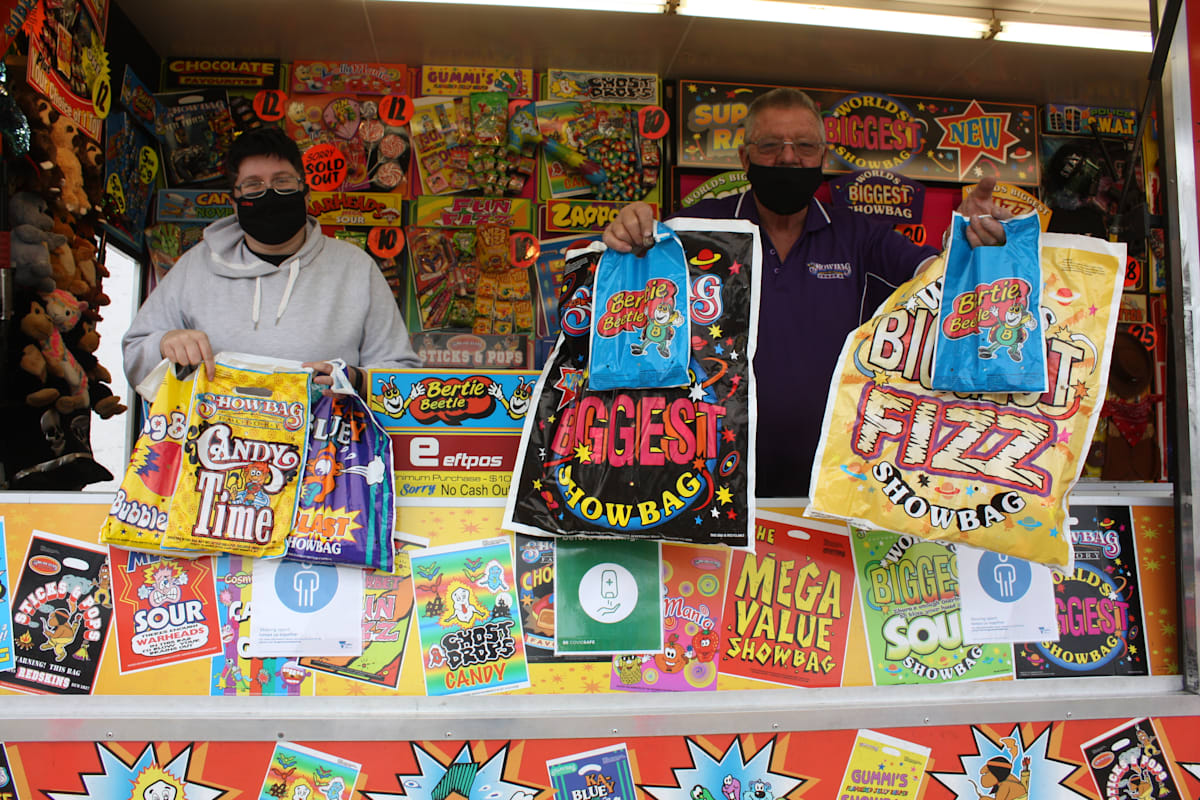 Bags of joy despite the no show