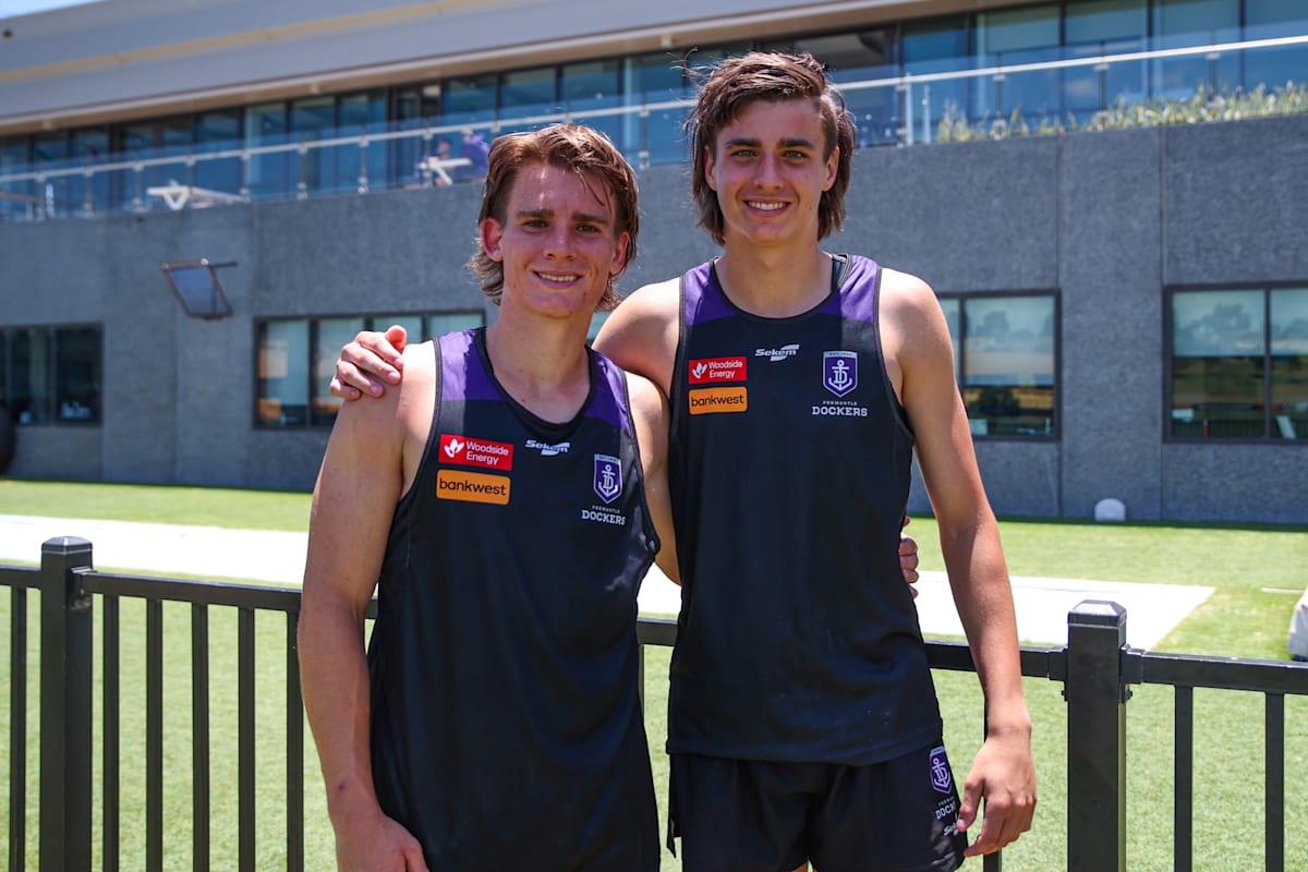 Serong brothers reunite at Fremantle
