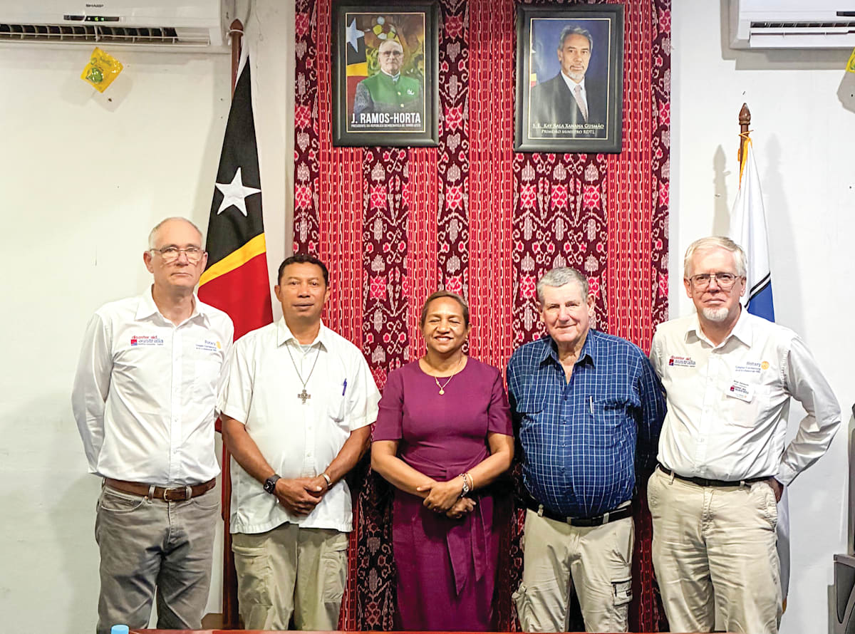 Local Rotarians and life-changing clean water program