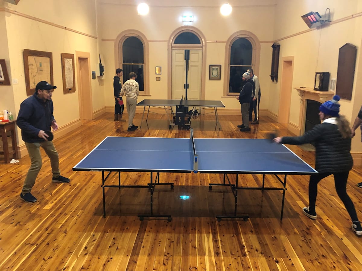 Social table tennis competition heats up