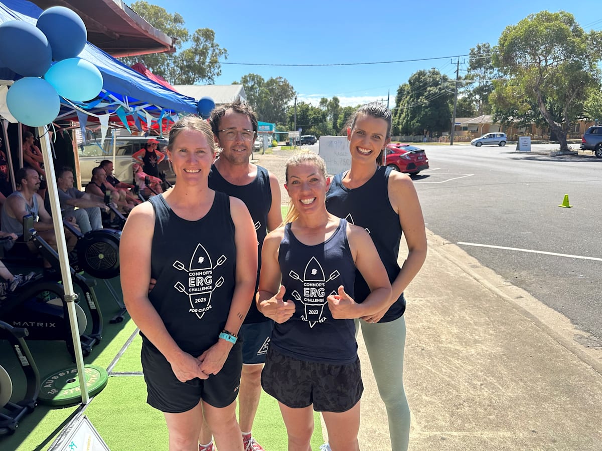 Euroa community rows for brain cancer research