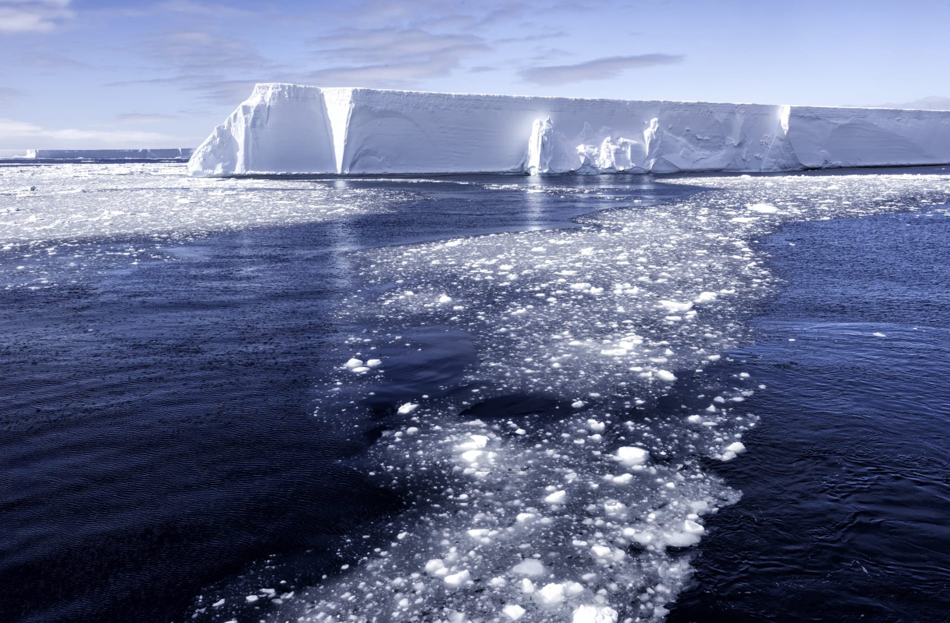 Sea ice in Antarctica