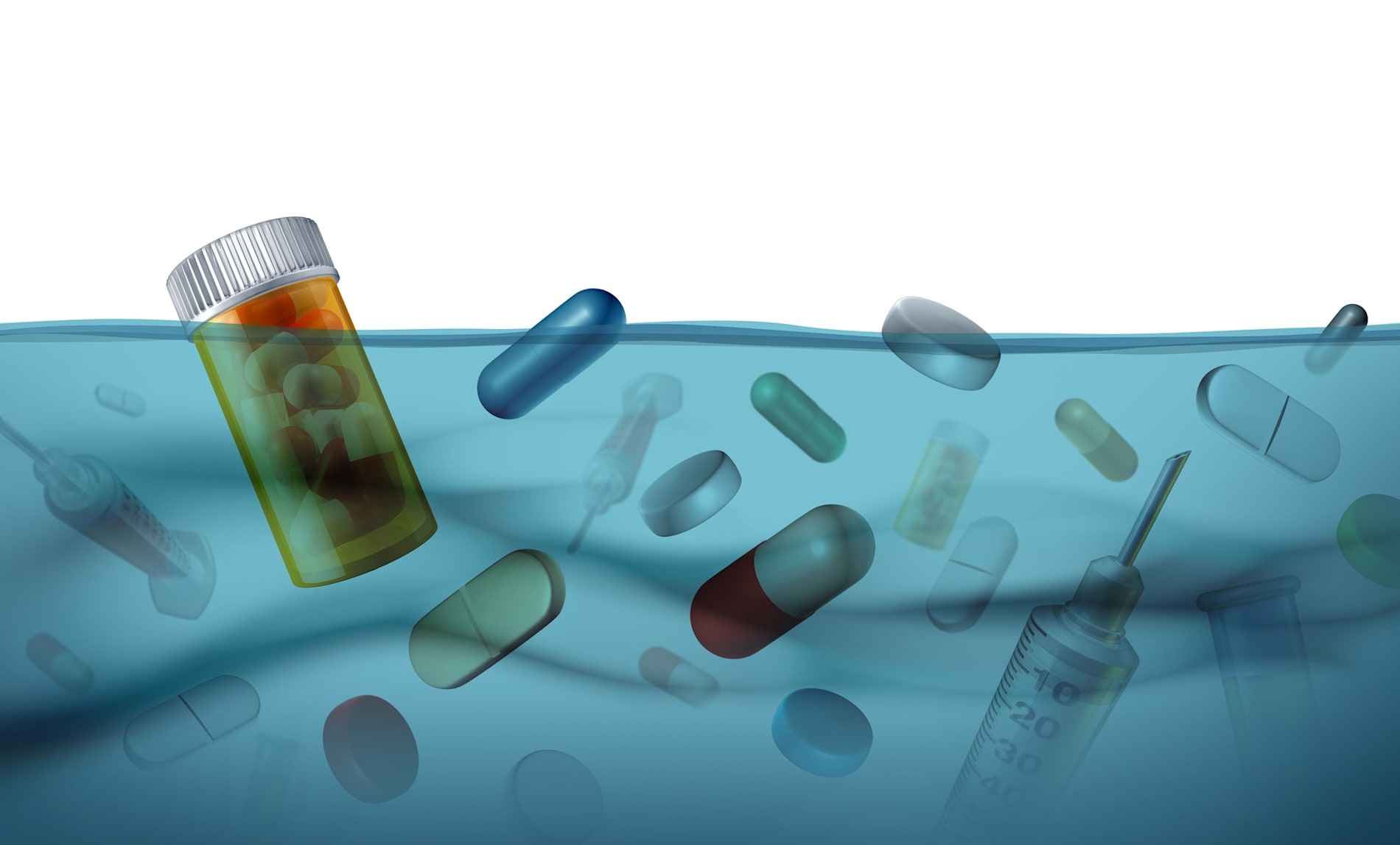 Drug pollution and drugs in the water as pharmaceutical waste