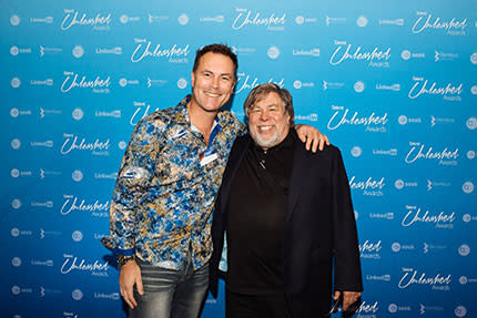 Troy Westley and Steve Wozniak