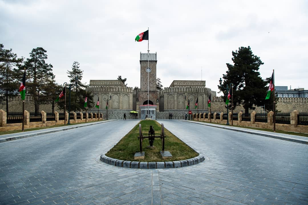 The presidential palace in Afghanistan's capital Kabul.