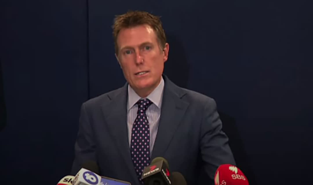 Attorney-General Christian Porter fronts the media to deny the rape allegation.