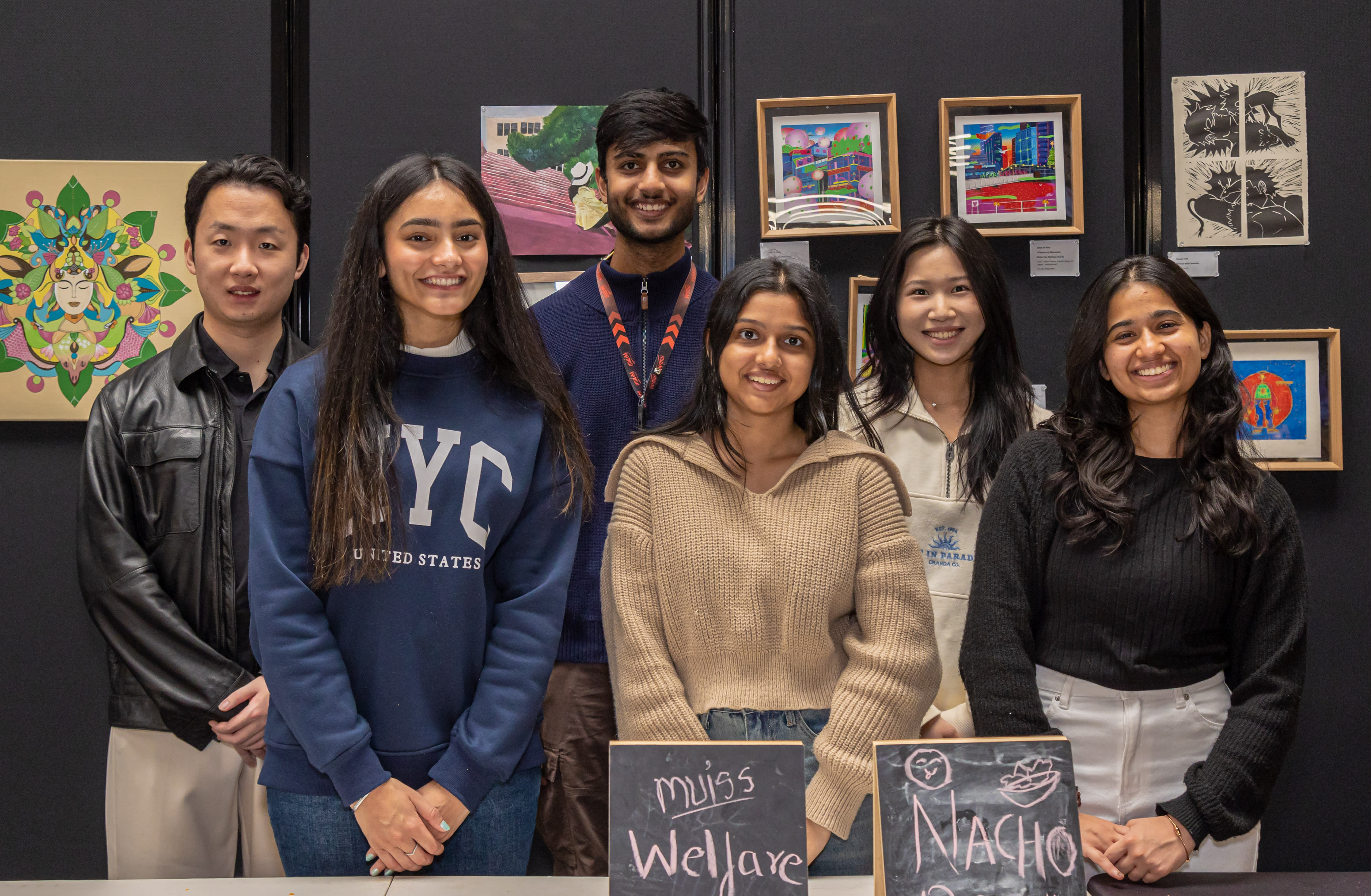 Monash University’s International Student Association at its most recent welfare lunch.