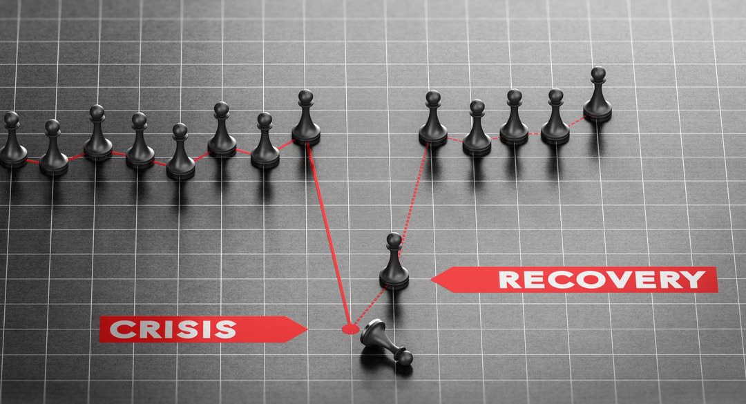 V shaped recovery graph