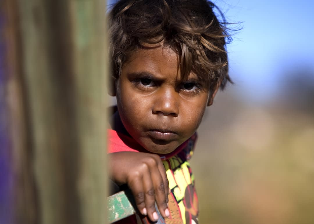 A young Indigenous child.