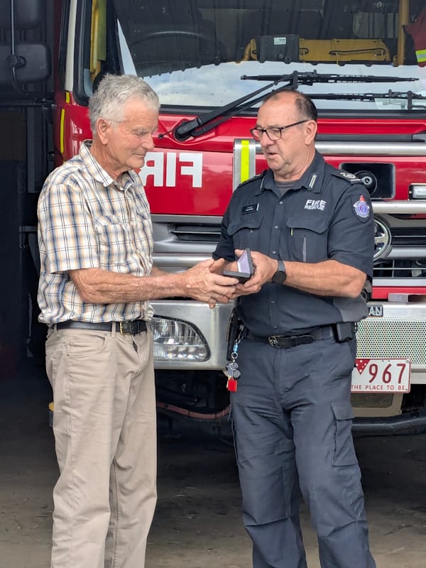 Chris Bennetts honoured by Barjarg CFA