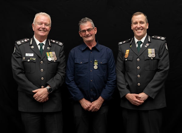 Veteran firefighter honoured for international service