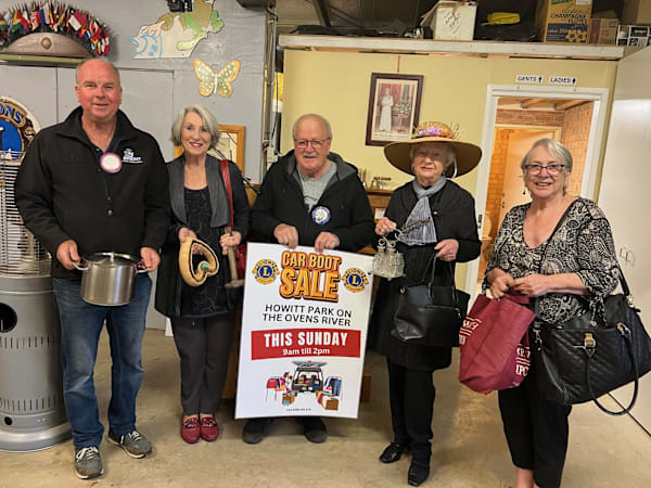 Lions lead the way with loads of loot for car boot sale