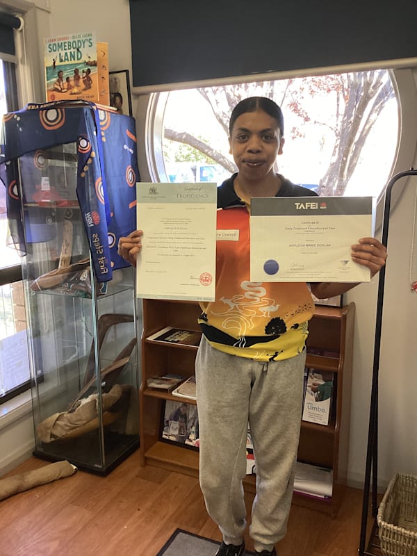 Ashleigh achieves her Certificate III